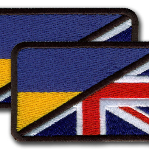 Set of Two - Flag of Ukraine/UK Solidarity